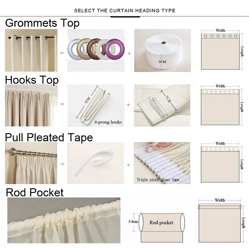 rideaux blancs transparents moderne plissables polyester blanc semi transparent fenêtres françaises