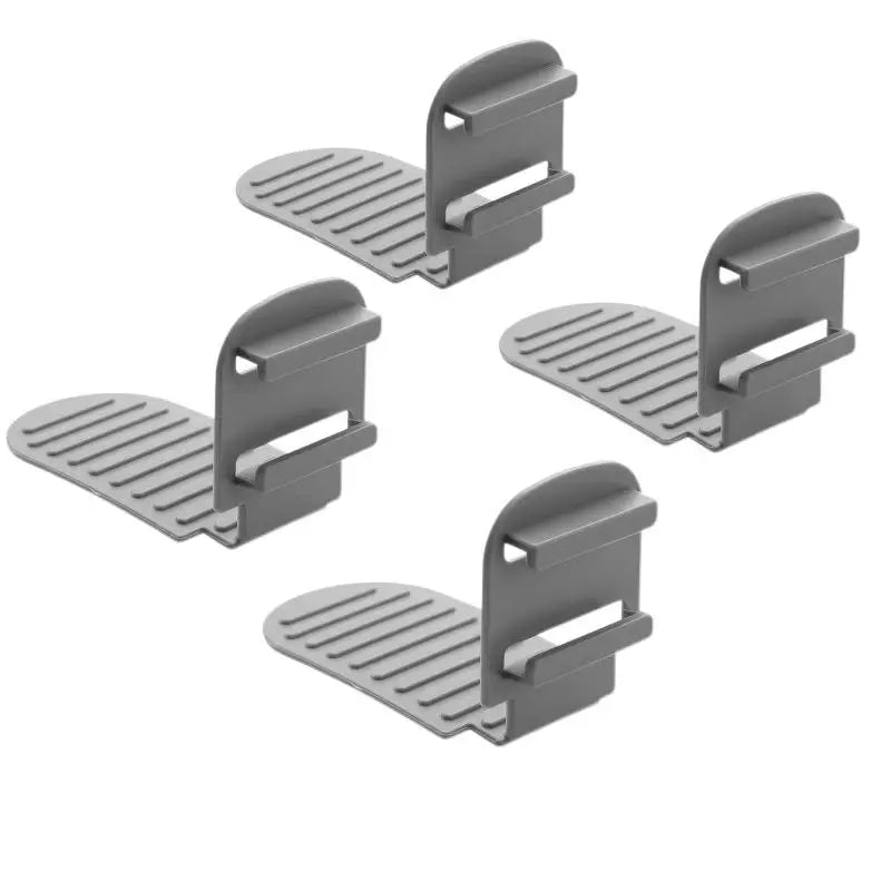 fixations clipser rideaux blanc gris moderne minimalistes texturées lignes horizontales