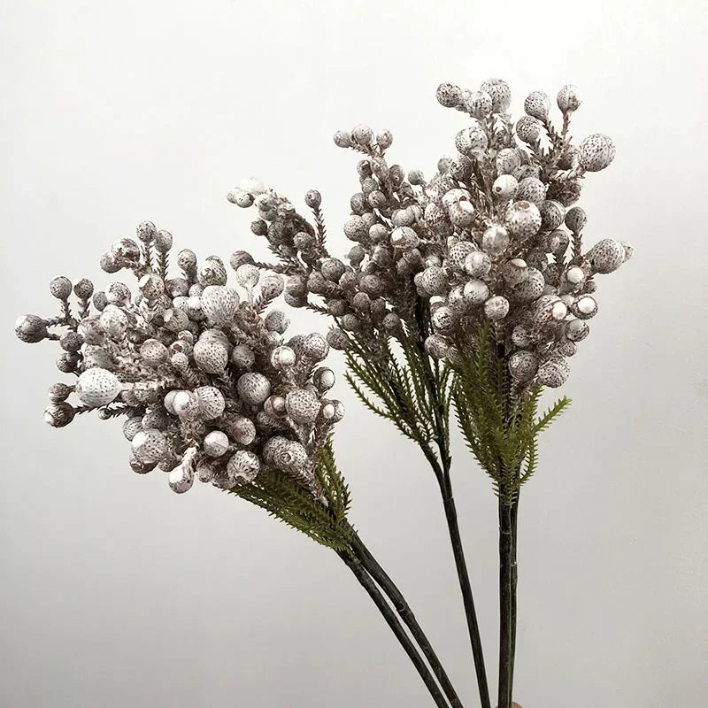 bouquet artificiel violet gris vert blanc extérieur naturel brillant plastique exposéextérieur