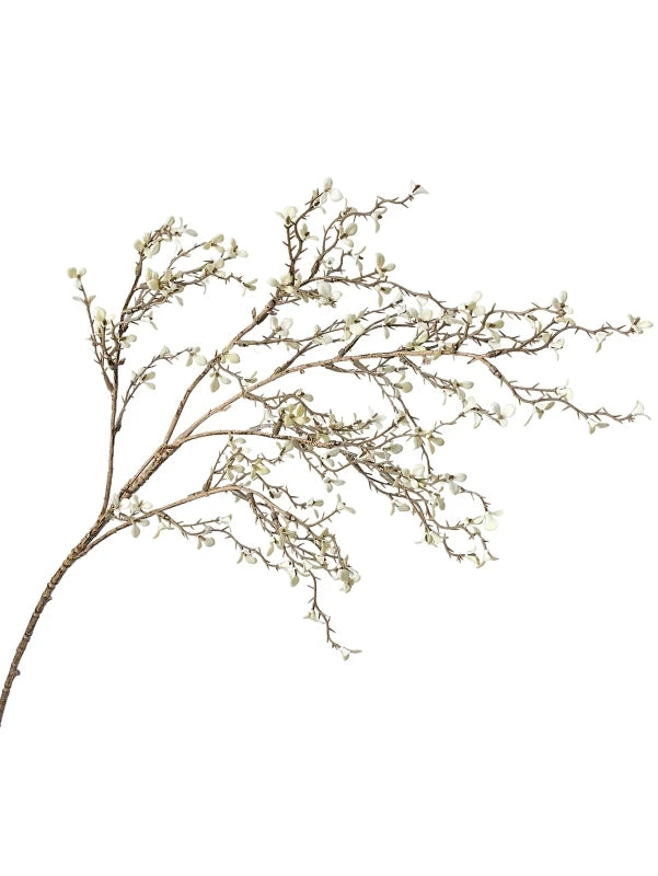 branche artificielle feuilles simples vase décoration intérieure naturelle minimaliste noir jaune rose violet bleu