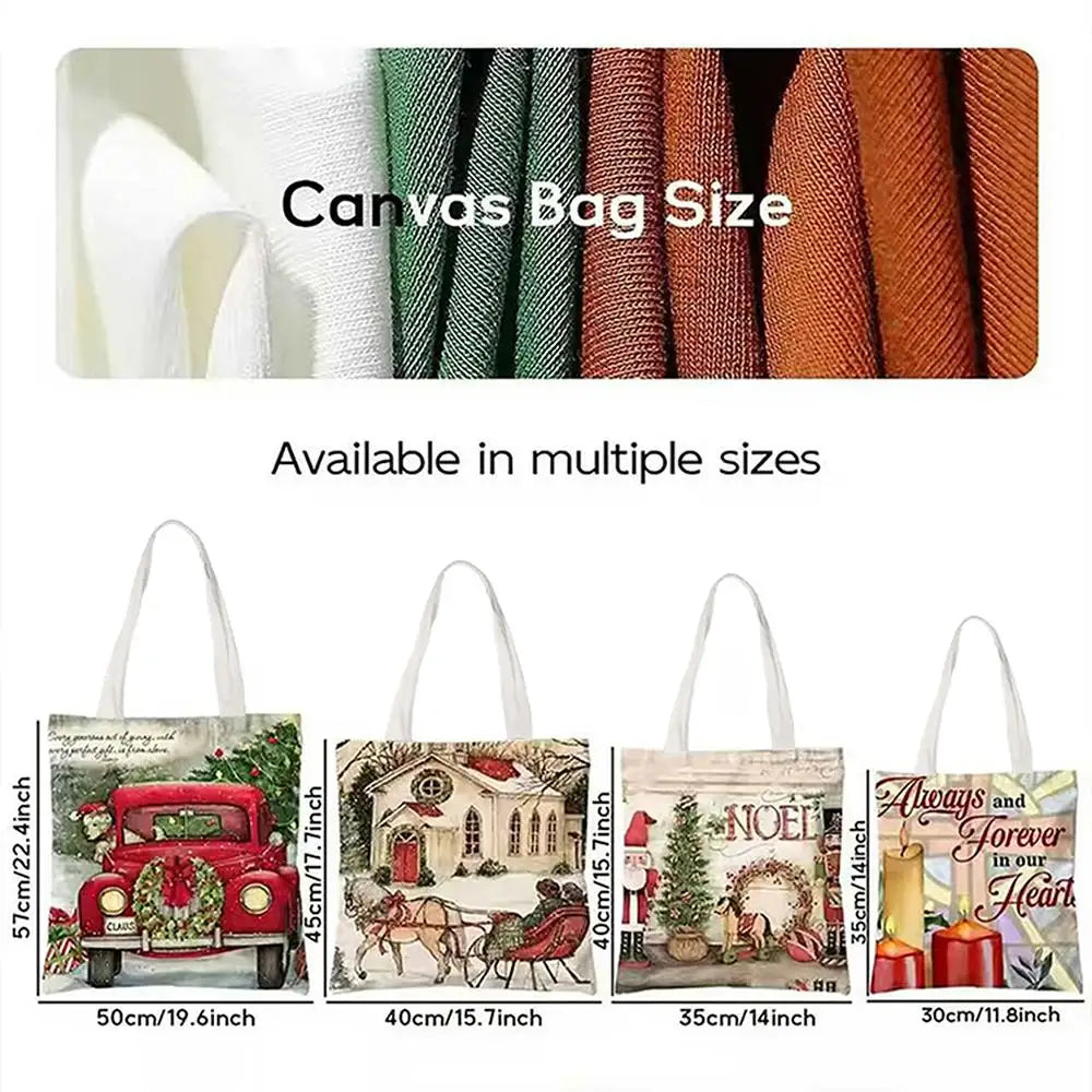 sac main blanc dessins humoristiques messages modernes réutilisable toile 16x40cm