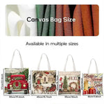 sac main blanc dessins humoristiques messages modernes réutilisable toile 16x40cm