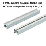 rails rideaux électrique rouleaux blanc argenté plastique lisse aluminium brossé moderne industriel métallique jialisi
