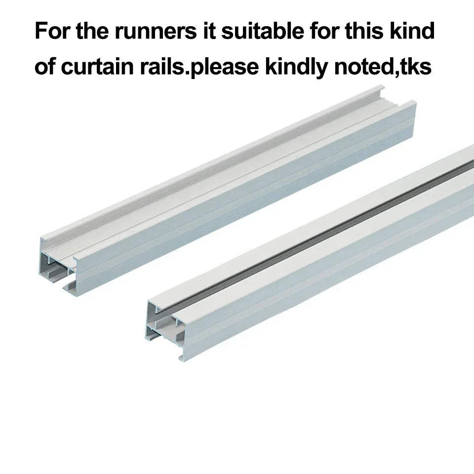 rails rideaux électrique rouleaux blanc argenté plastique lisse aluminium brossé moderne industriel métallique jialisi