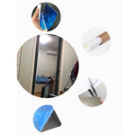 miroir auto adhésif flexible imperméable argenté moderne salle bain 50x100cm lisse sans cadrerollable déroulable