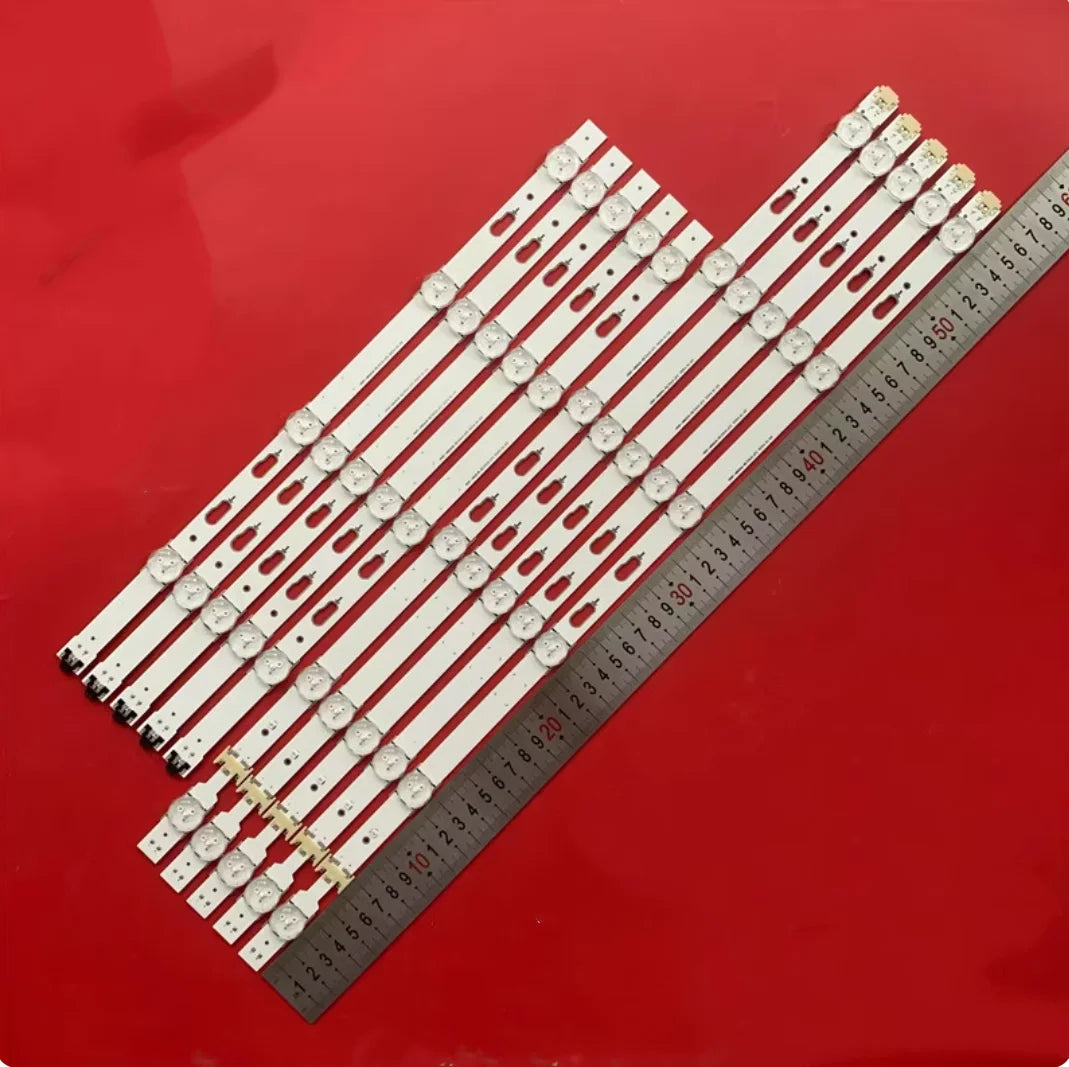 bande lumineuse led blanc moderne certification conforme télévision fixations incluses