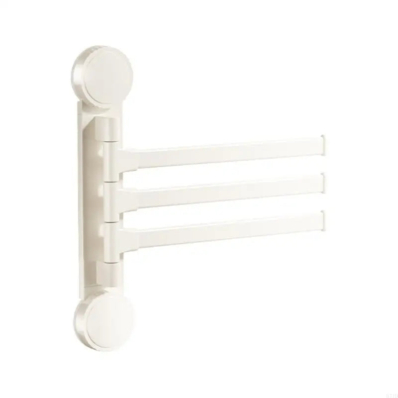 porte serviettes pliable blanc moderne ventouses serviettes incluses suction cups