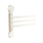 porte serviettes pliable blanc moderne ventouses serviettes incluses suction cups