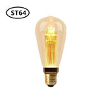 ampoules led décoratives vintage filaments dorés opaques 220v 249 lumens doré ambre echangement e27