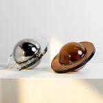 décoration transparente boule cristal marron clair moderne minimaliste lisse