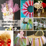 rubans tulle pailletés couleur dorée rose or bleu roi rubans décoratifs adhésifs translucides artisanat