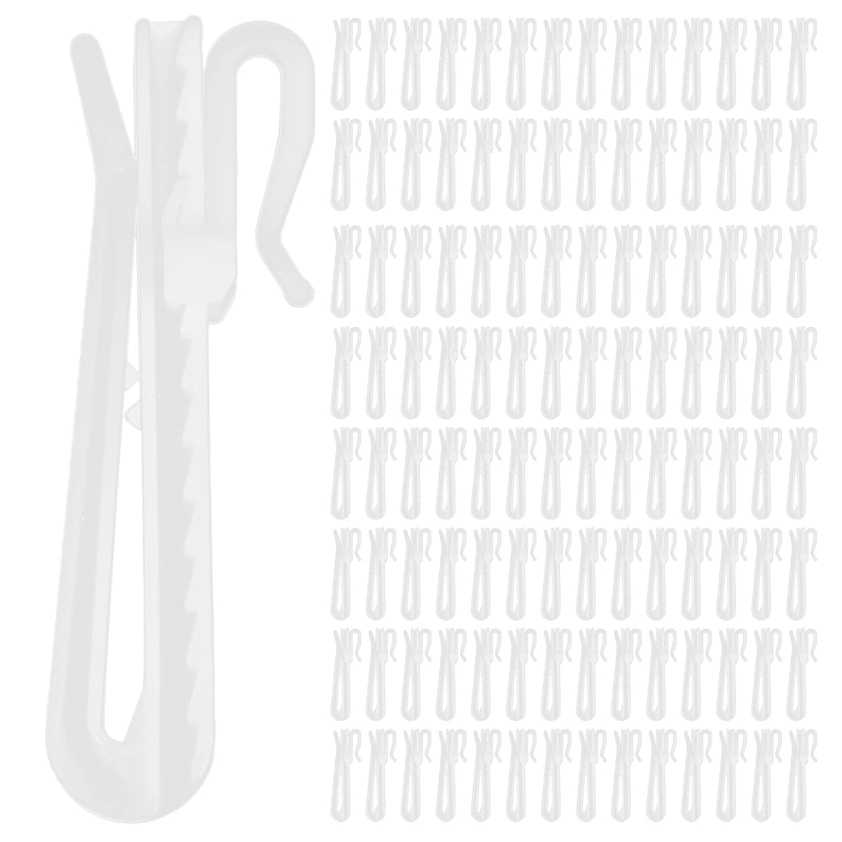 clips suspension blancs ajustables rideaux accessoires décoration maison hooks rideaux