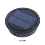 lampe solaire moderne panneau solaire noir assemblage abs énergie solaire contrôle moderne