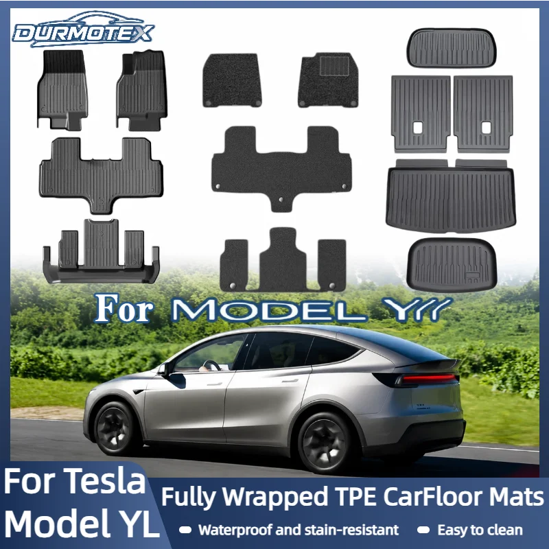 tapis sol voiture noir rayures horizontales moderne imperméable antidérapant