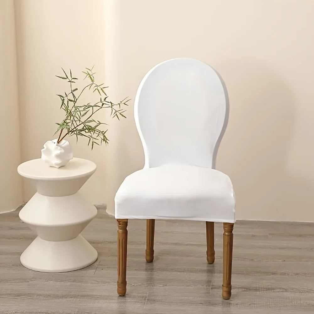 Housse chaise bleu marine blanche adhésive classique extérieur unisexe adulte Polyester Coton