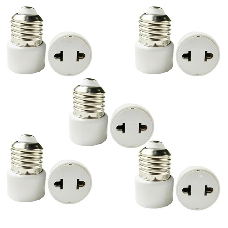 adaptateur culot lampe blanc moderne durable fixé adhésif e27 us eu bas lampe