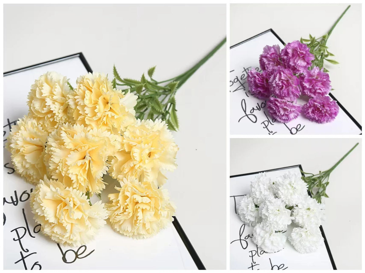 bouquet artificiel fleurs coquelicots rouge rose orange jaune blanc violet moderne intérieur decoration mariage
