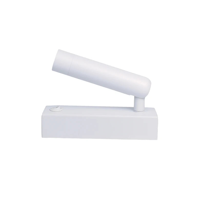 lampe murale moderne led fixée mur blanc noir éclairage chambre coucher aluminium