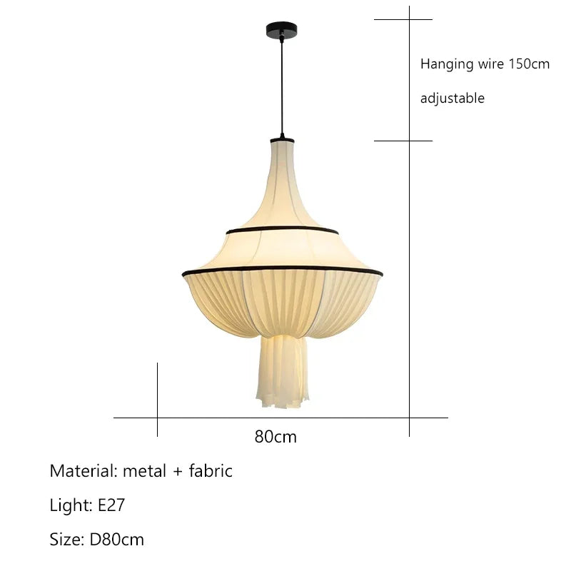 lampe suspendue moderne élégante blanc noir rayures franges chaîne noire flux lumineux 2000 82000