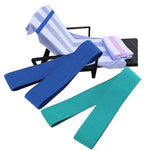 rubans plage adhésifs rayés moderne vert bleu rose jaune blanc plage chaises serviettes accessoireextérieur