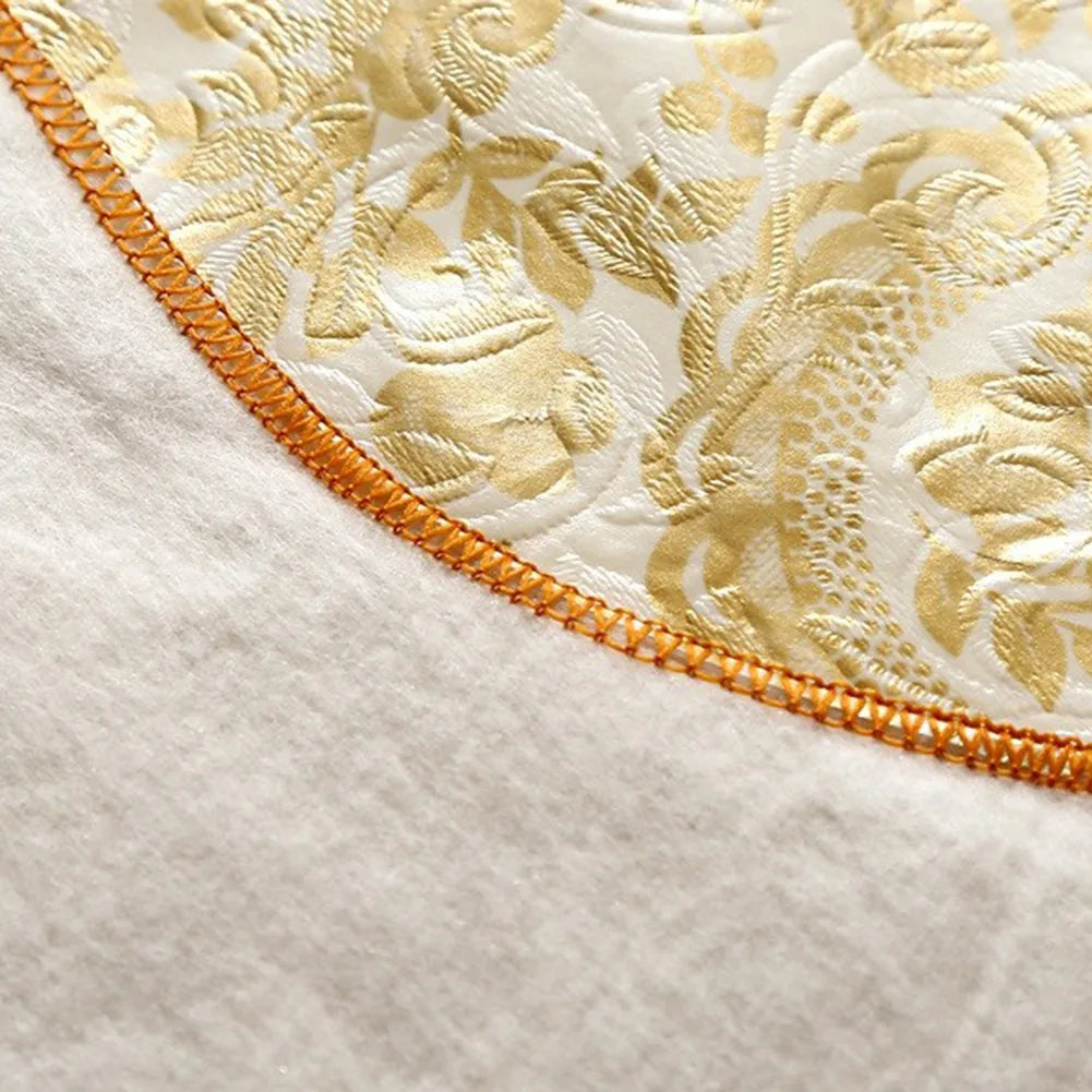 nappe fleurie imperméable thème nouvel an classique rose or vintage table manger polyester coton