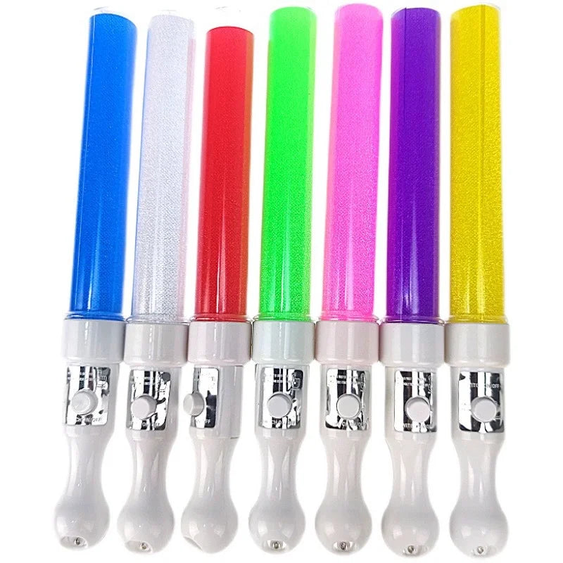 bâtons lumineux multicolores clignotants accessoires décoration mariage anniversaire fêtes poignée contrôlable