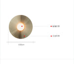 applique murale moderne dorée led fixée mur 30cm lumière froide chaude économieénergie
