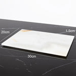 ensemble salle bain marbre onyx blanc distributeur savon porte brosse dents plateau luxe