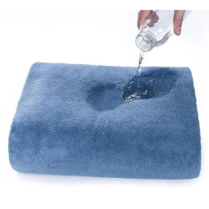 serviette bain microfibre séchage rapide brodée moderne poche innovation gris.velours opacité océan plage