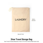 sacs linge réutilisables coton beige anti mites voyage université rangement linge simple utilitaire