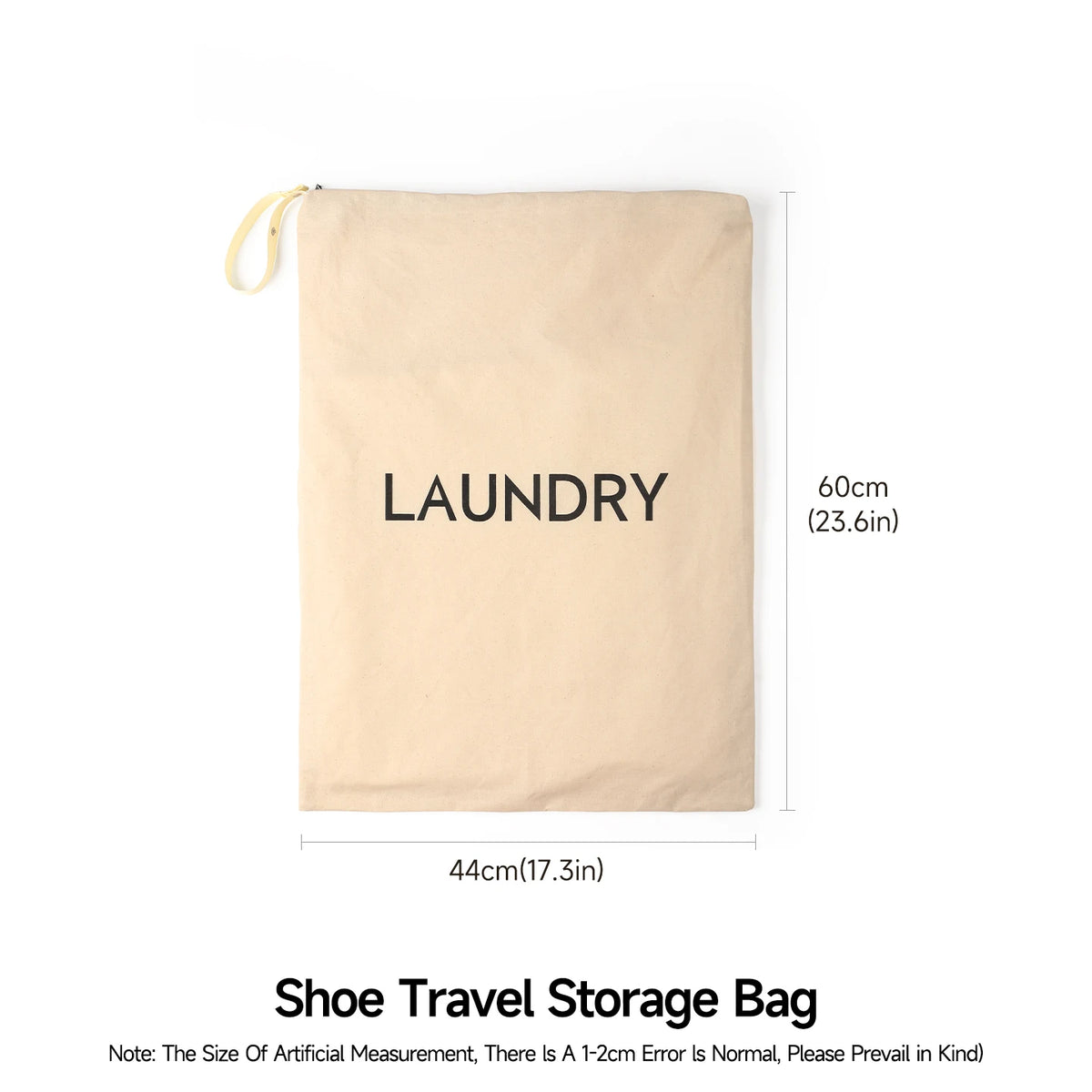 sacs linge réutilisables coton beige anti mites voyage université rangement linge simple utilitaire