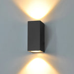 applique murale led moderne noir blanc 80x80 150x80 flux 249 2000 lumens.gca
