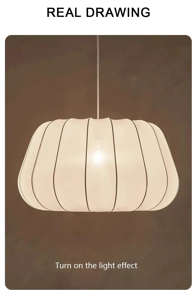 lampe suspendue tissu blanc rayures moderne salon chambre chaîne flux lumineux 249 2000 volts