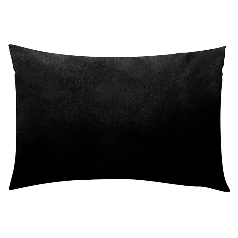 coussin décoratif velours noir moderne élégant salon fauteuil livres textiles polyester imprimé