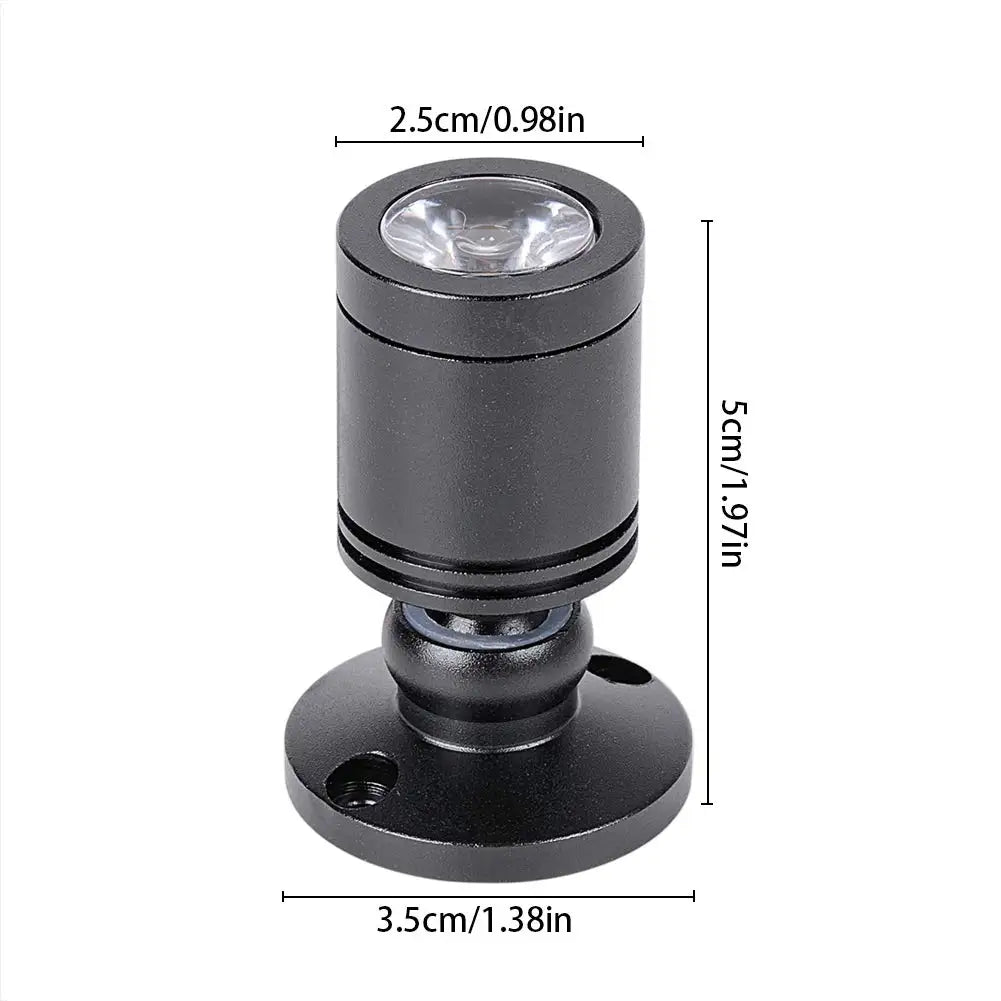 lampe led noire moderne interrupteur câble usb vis fixations 5v 3w led