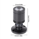 lampe led noire moderne interrupteur câble usb vis fixations 5v 3w led