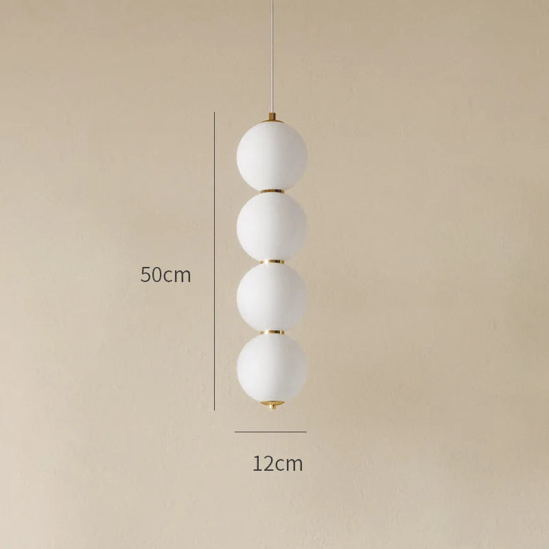 suspension moderne rondes opaques blanc salon chambre led 2000 82000lm