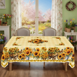 nappe fleur bleue beige lapin papillon noël halloween décoration table maison rustic