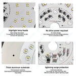 plaque led 200w 150w 100w blanc moderne aluminium driver free