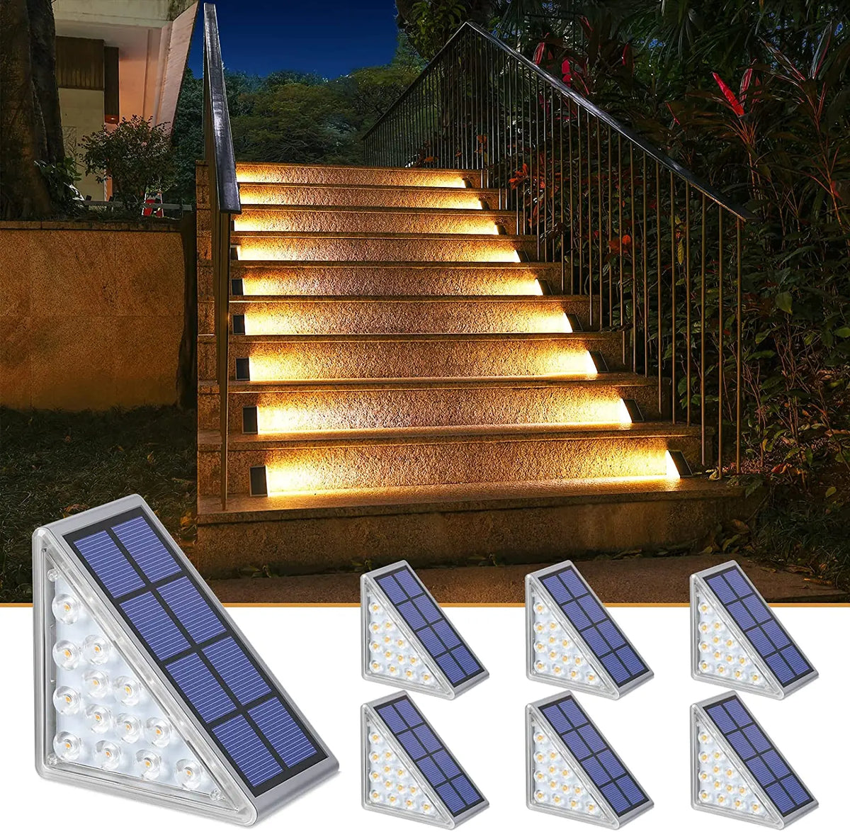 lampe solaire étanche ip67 anti vol led moderne adhésive argent noir bleu