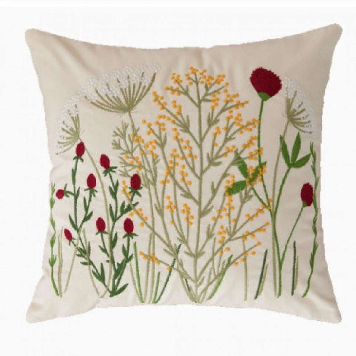 housse coussin motif floral couleurs vives coton lin coussin carré traditionnel canapé lit simple