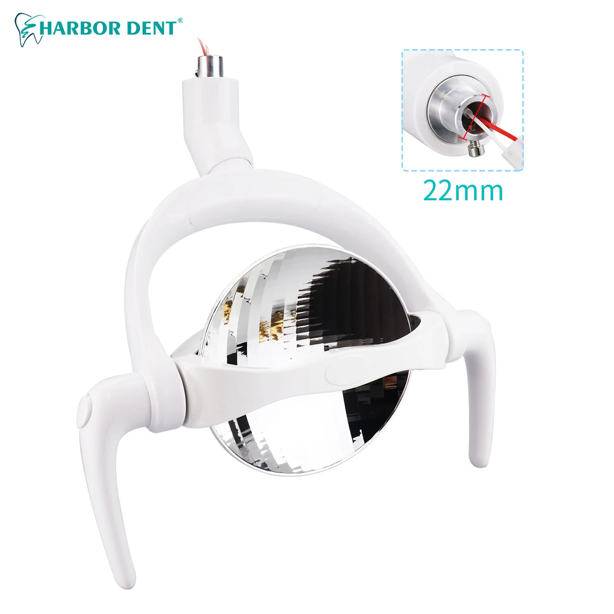 lampe dentaire led blanc moderne tringle handle switch vent sensor connecteur 22mm 26mm