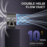 ventilateur portable led rechargeable moderne contrôle tactile noir violet beige