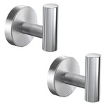 porte serviettes mural acier inoxydable chrome moderne lisse fixé murale sans logo