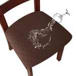 housse chaise imperméable amovible lavable polyester motif carreaux gris noir rouge marron moderne