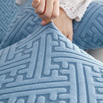 couvre accoudoirs canapé moderne doux polyester coton couleur gris rose bleu clair vert pastel