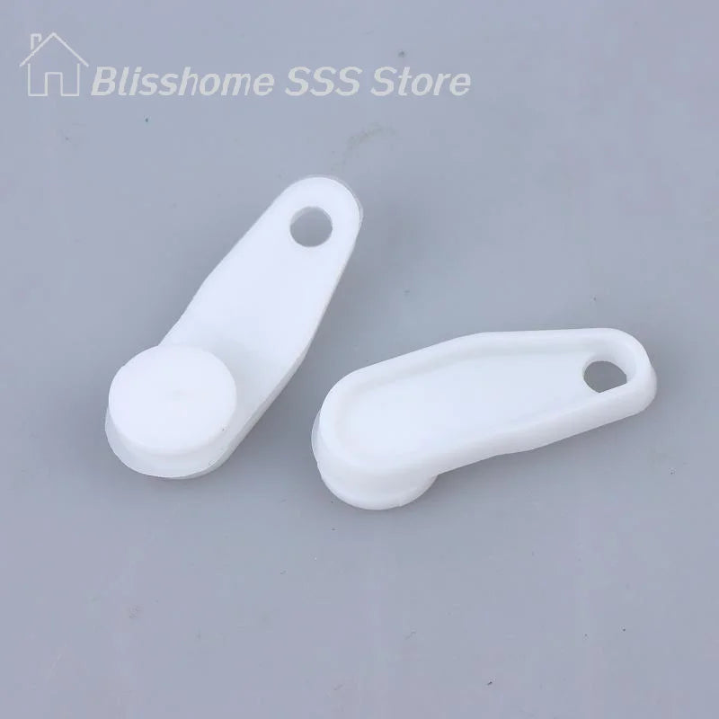 clips fixation blancs durables rideaux modernes plastique lisses chambre coucher