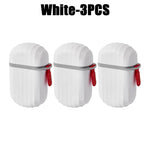 porte savon transparent moderne boîte couvercle plateau drainage gris rouge pratique salle bain