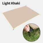 tapis camping imperméable gonflable piquets sac rangement noir moderne outdoor campagne ultraléger portableextérieur