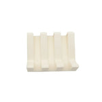 support savon silicone gris rose moderne facile nettoyer blanc beige